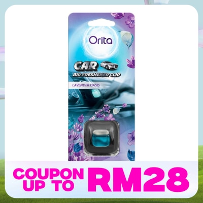 ORITA Car Clip Air Freshener Lavender Oasis 2ml x 1s