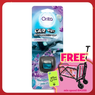 ORITA Car Clip Air Freshener Lavender Oasis 2ml x 1s