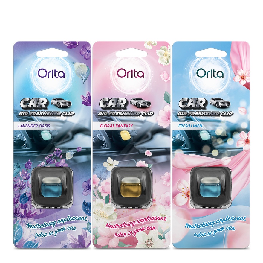 Car Clip Air Freshener Fresh Linen 2ml x 1s