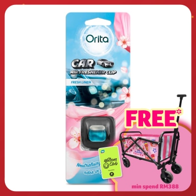 ORITA Car Clip Air Freshener Fresh Linen 2ml x 1s