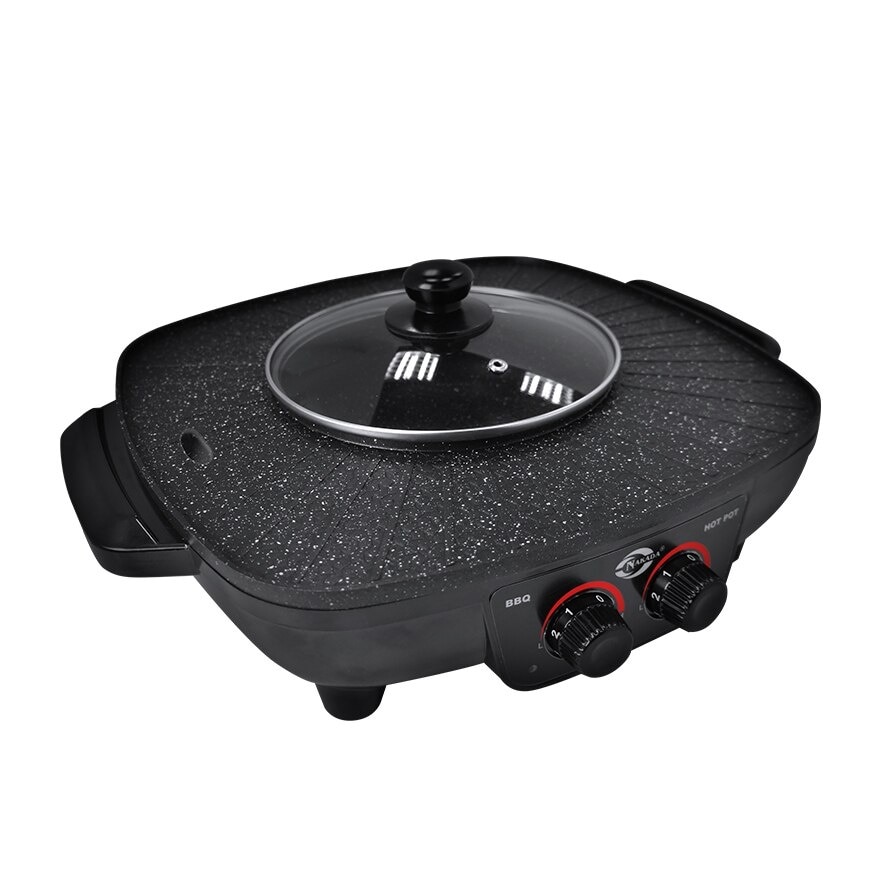 Electric BBQ Grill & Steamboat Pot FG046