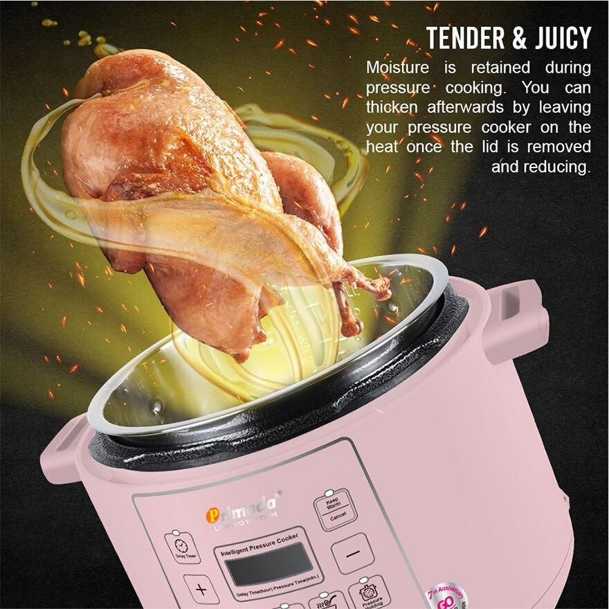 LIMITED EDITION 4 Liter Pressure Cooker MPC4000 Light Pink