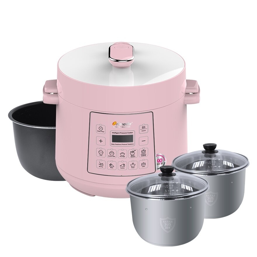 LIMITED EDITION 4 Liter Pressure Cooker MPC4000 Light Pink