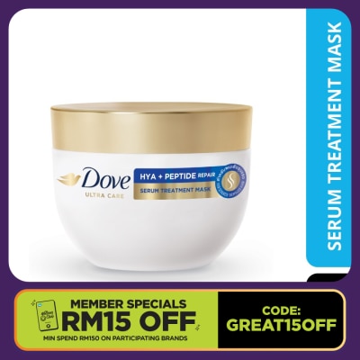 DOVE HYA + Peptide Repair Serum Treatment Mask 220g