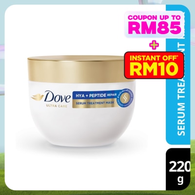 DOVE HYA + Peptide Repair Serum Treatment Mask 220g