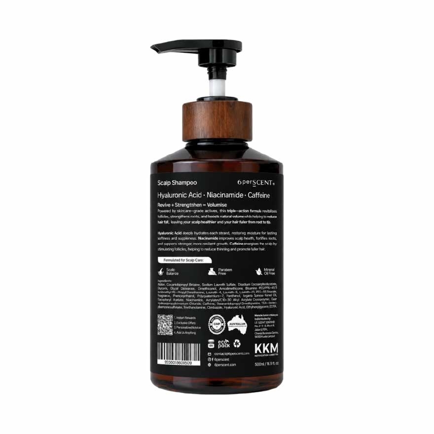 Scalp Shampoo Ultra-Voluminious Sauvage Oasis Scent 500ml