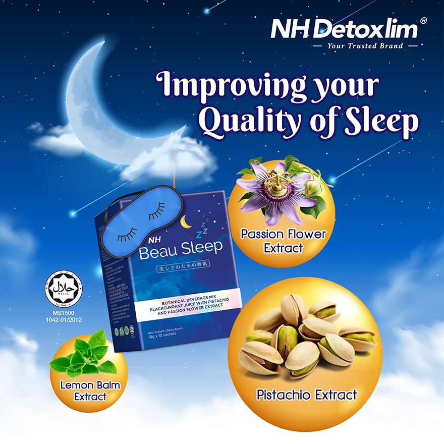 Beau Sleep + Pistachio & Passion Flower 10g X 10's