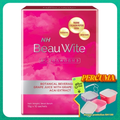NH - Beau Wite + Grape Skin & Acai Extract 15g X 10's