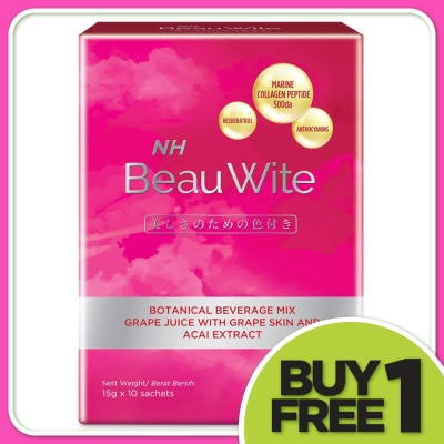 NH Beau Wite + Grape Skin & Acai Extract 15g X 10's