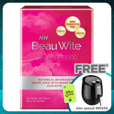 NH Beau Wite + Grape Skin & Acai Extract 15g X 10's
