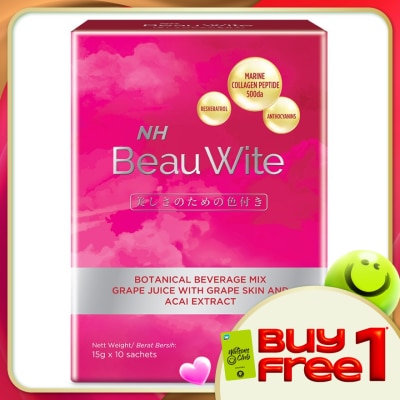 NH - Beau Wite + Grape Skin & Acai Extract 15g X 10's