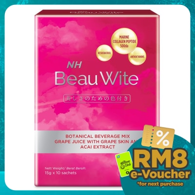 NH Beau Wite + Grape Skin & Acai Extract 15g X 10's