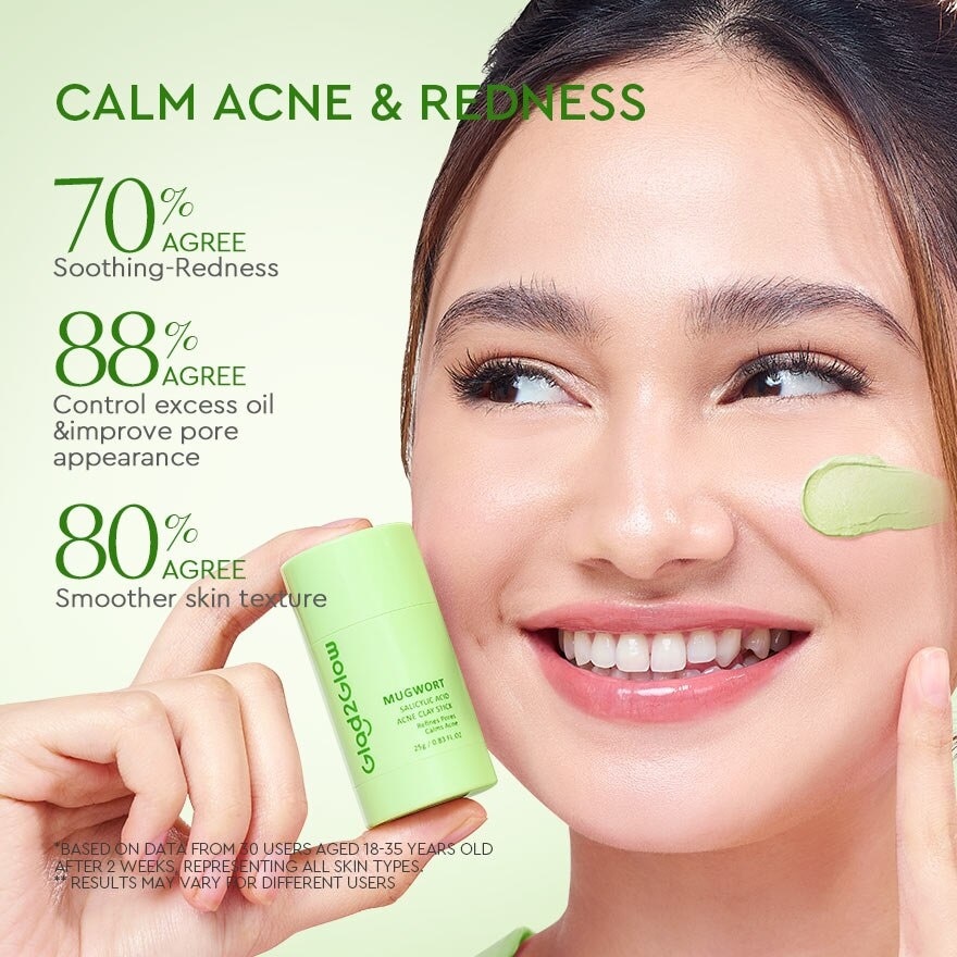 Mugwort Salicylic Acid Acne Clay Stick 25g