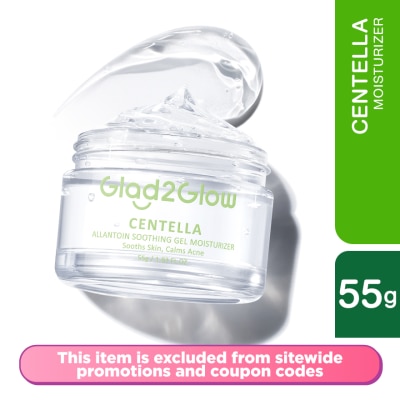 GLAD2GLOW Centella Allantoin Soothing Gel Moisturizer 55g
