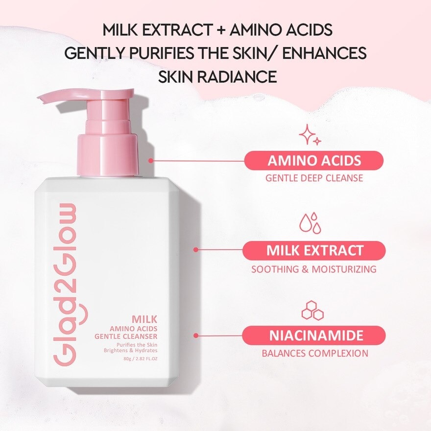 Milk Amino Acids Gentle Cleanser 80g