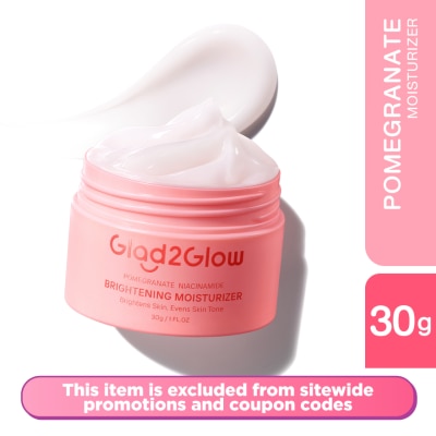 GLAD2GLOW Pomergranate Niacinamide Brightening Moisturizer 30g