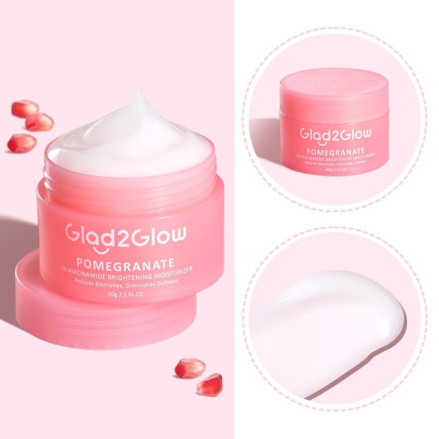 Pomergranate 5% Niacinamide Brightening Moisturizer 30g