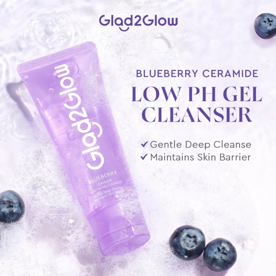 Blueberry Ceramide Low Ph Gel Cleanser 70ml