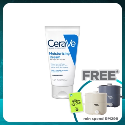 CeraVe Moisturizing Cream for Normal to Dry Skin 50ml