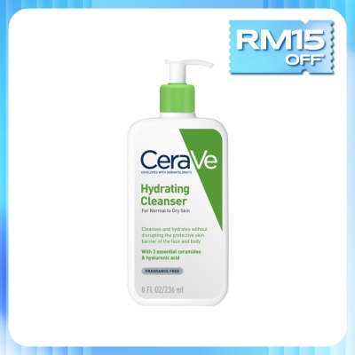 CeraVe Hydrating Cleanser for Normal to Dry Skin 236ml