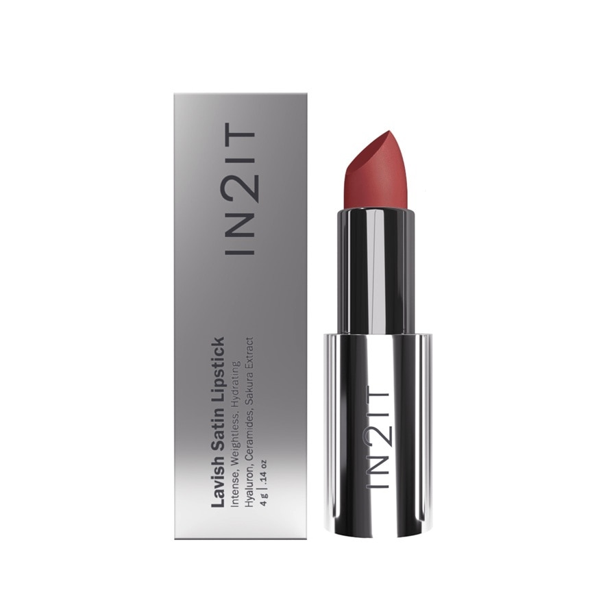 Lavish Satin Lipstick Sunset Coral LSL03