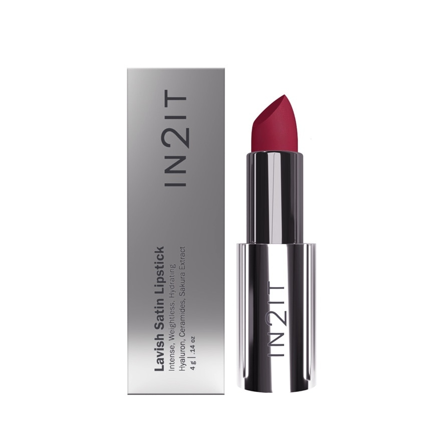 Lavish Satin Lipstick Berry Noir LSL04