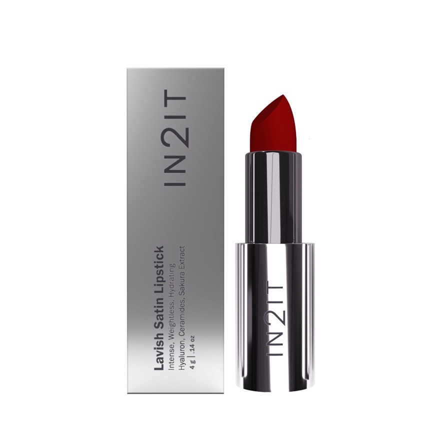 Lavish Satin Lipstick Crimson PoppyLSL05