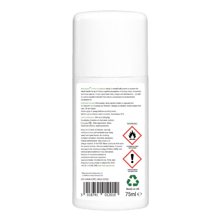Lemon Eucalyptus Insert Repellent Spray 75ml image