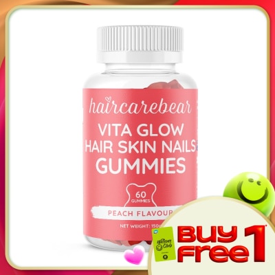 HAIR CARE BEAR - Vita Glow Hair Skin Nails Gummies 60s
