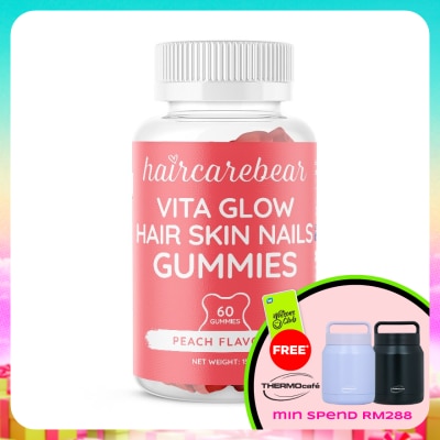 HAIR CARE BEAR - Vita Glow Hair Skin Nails Gummies 60s