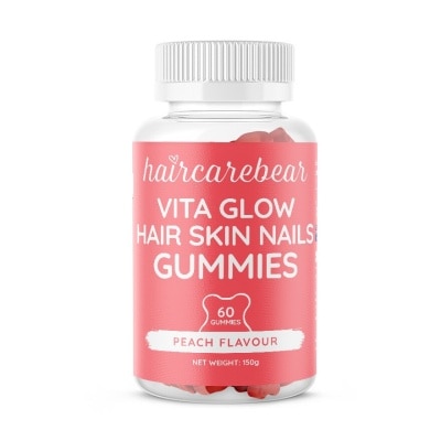 HAIR CARE BEAR Vita Glow Hair Skin Nails Gummies 60s