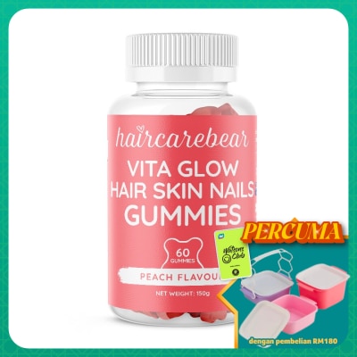 HAIR CARE BEAR - Vita Glow Hair Skin Nails Gummies 60s