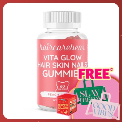 HAIR CARE BEAR Vita Glow Hair Skin Nails Gummies 60s