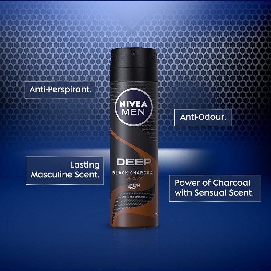 DEEP Deodorant Espresso Spray 2x150ml