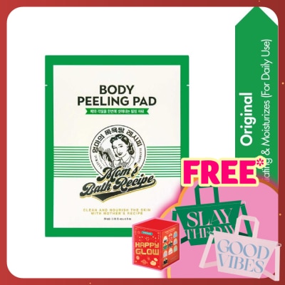 MOM'S BATH RECIPE Body Peeling Pad Original 1s