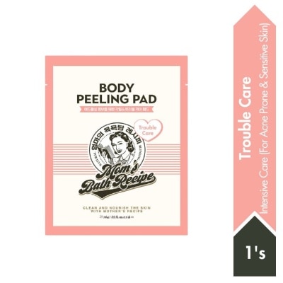 MOM'S BATH RECIPE Body Peeling Pad Trouble Care 1s