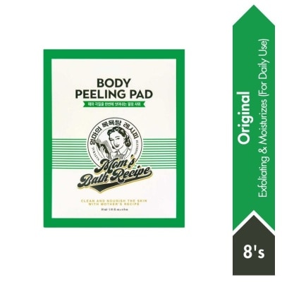MOM'S BATH RECIPE Body Peeling Pad Original 8s