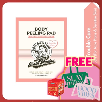 MOM'S BATH RECIPE Body Peeling Pad Trouble Care 8s