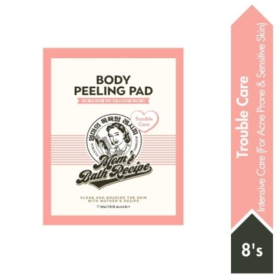 MOM'S BATH RECIPE Body Peeling Pad Trouble Care 8s