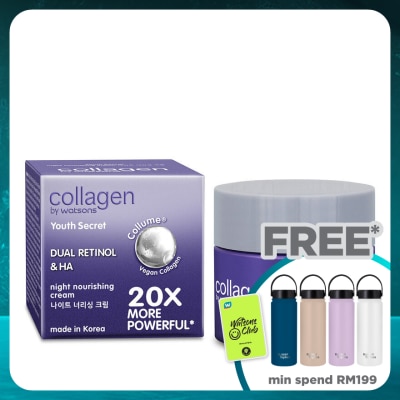 COLLAGEN BY WATSONS Youth Secret Dual Retinol & HA Night Nourishing Cream 10ml