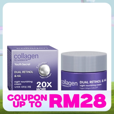 COLLAGEN BY WATSONS Youth Secret Dual Retinol & HA Night Nourishing Cream 10ml