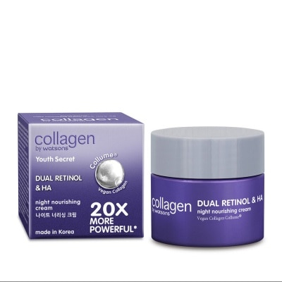 COLLAGEN BY WATSONS Youth Secret Dual Retinol & HA Night Nourishing Cream 10ml