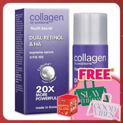 COLLAGEN BY WATSONS Youth Secret Dual Retinol & HA Supreme Serum 10ml
