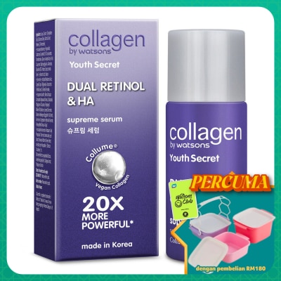 COLLAGEN BY WATSONS - Youth Secret Dual Retinol & HA Supreme Serum 10ml