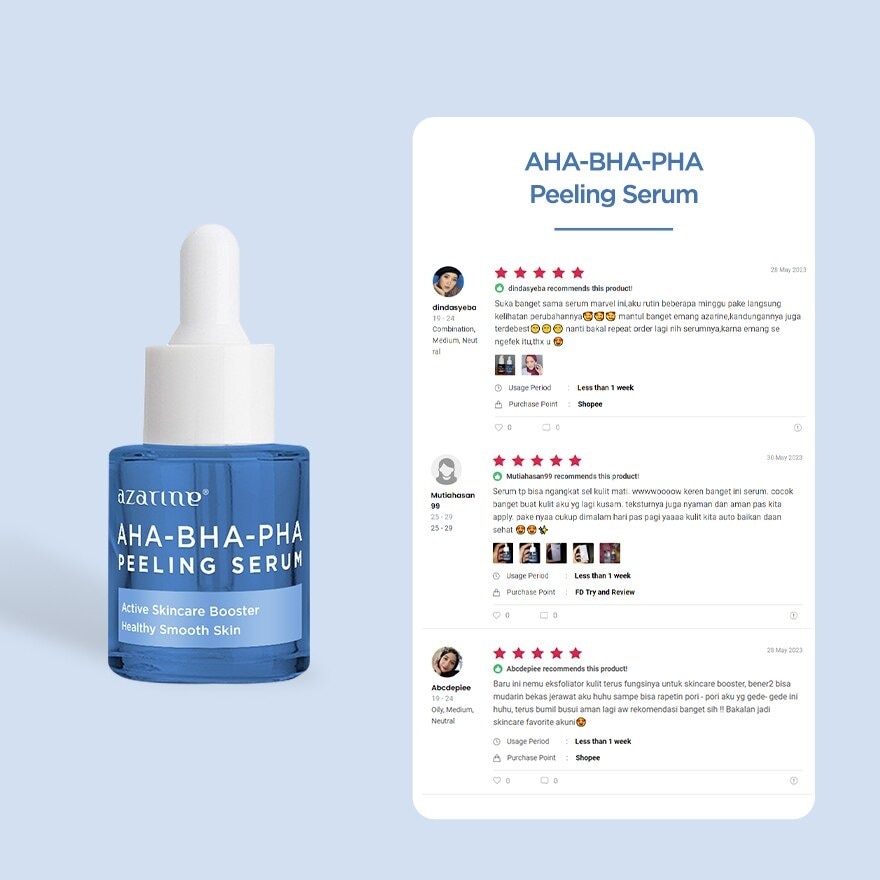 AHA BHA PHA Peeling Serum 20ml