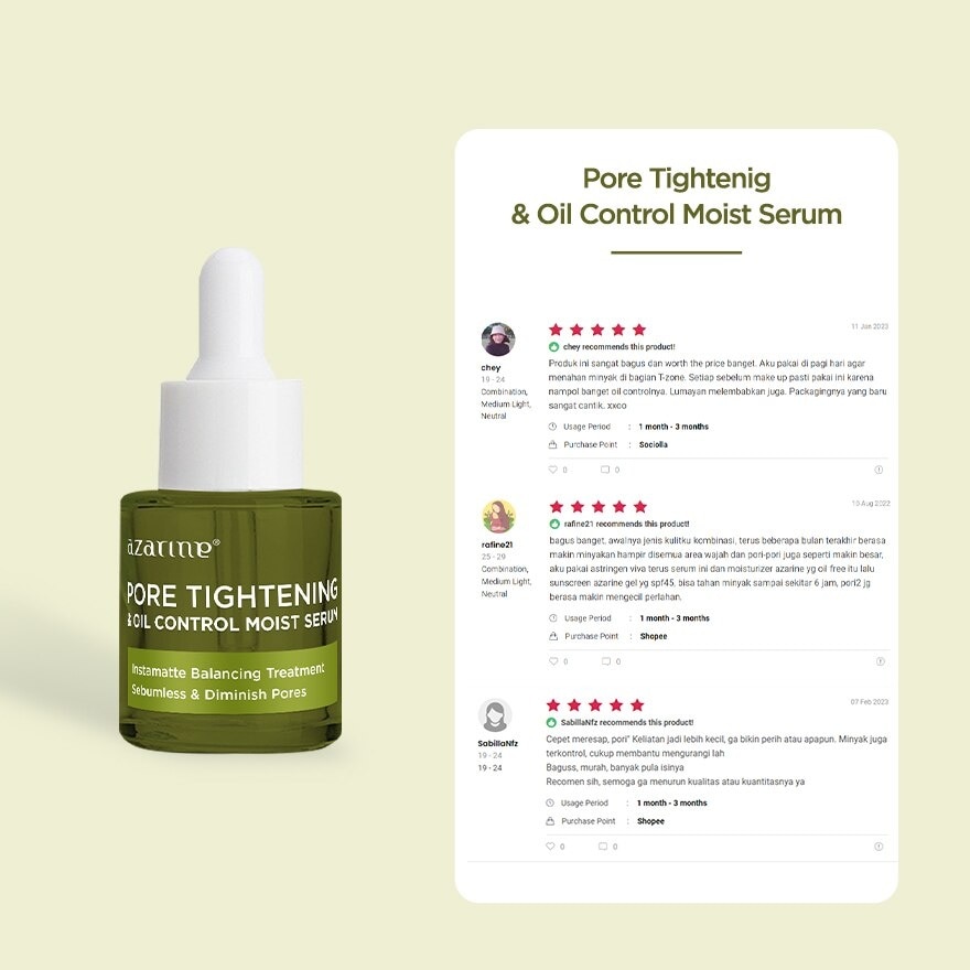 Pore Tightening & Oil Control Moist Serum 20ml