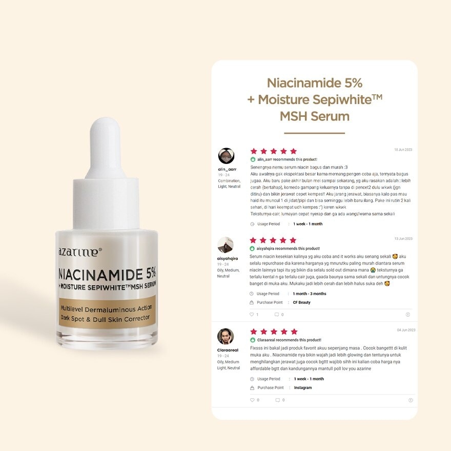 Niacinamide 5% + Moisture Sepiwhite Serum 20ml