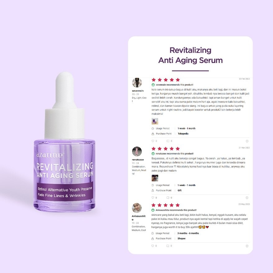 Revitalizing Anti Aging Serum 20ml