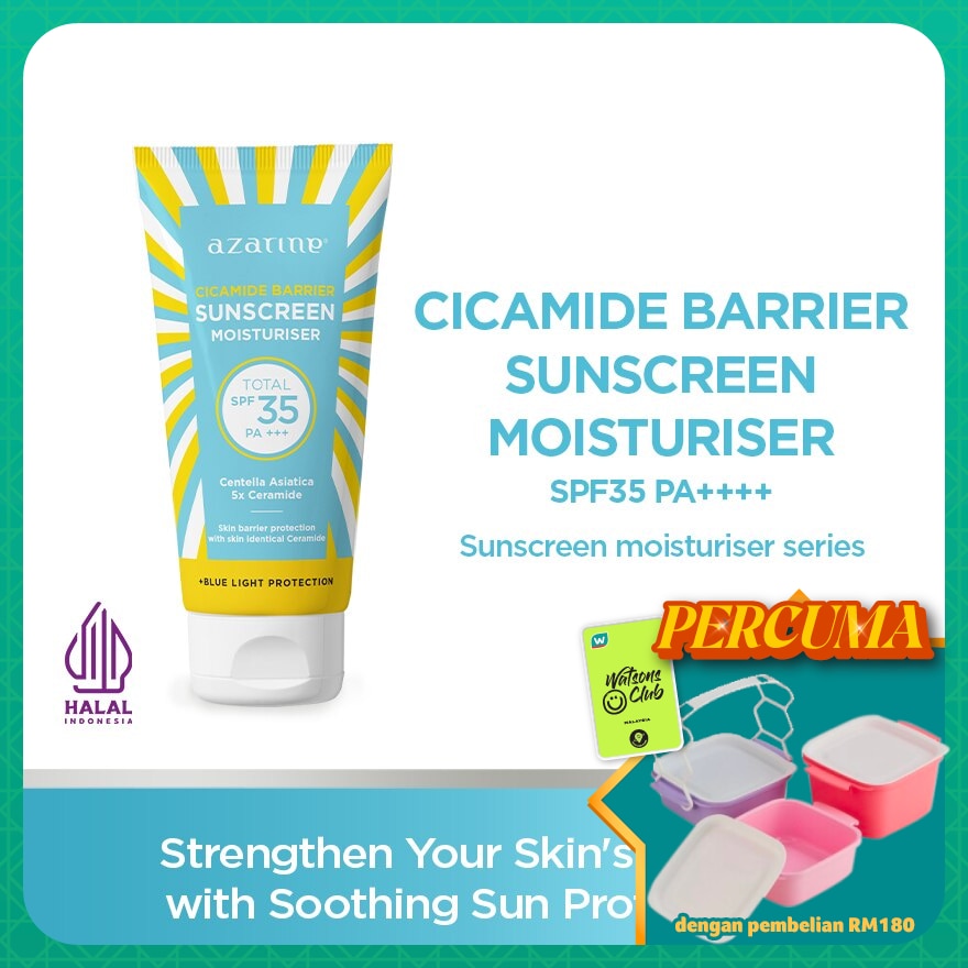 Cicamide Barrier Sunscreen Moisturiser SPF35 40gm