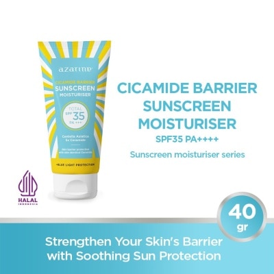 AZARINE Cicamide Barrier Sunscreen Moisturiser SPF35 40gm